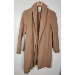 Joie Women's Sz. XS Tan Long Line Open Front Cardigan Jacket